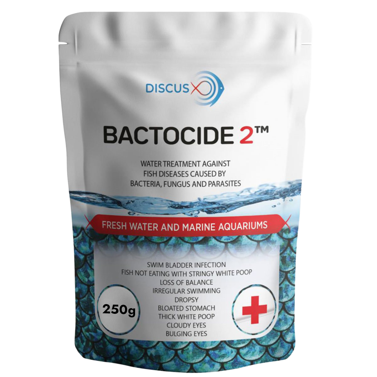 250 g aquarium treatment for bacterial, fungal and parasitic fish diseases