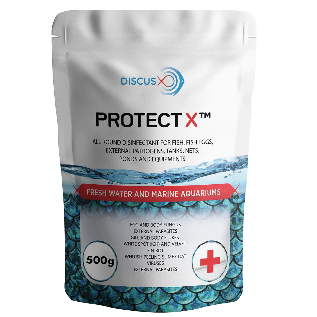 500 g fish aquarium disinfectant packaging