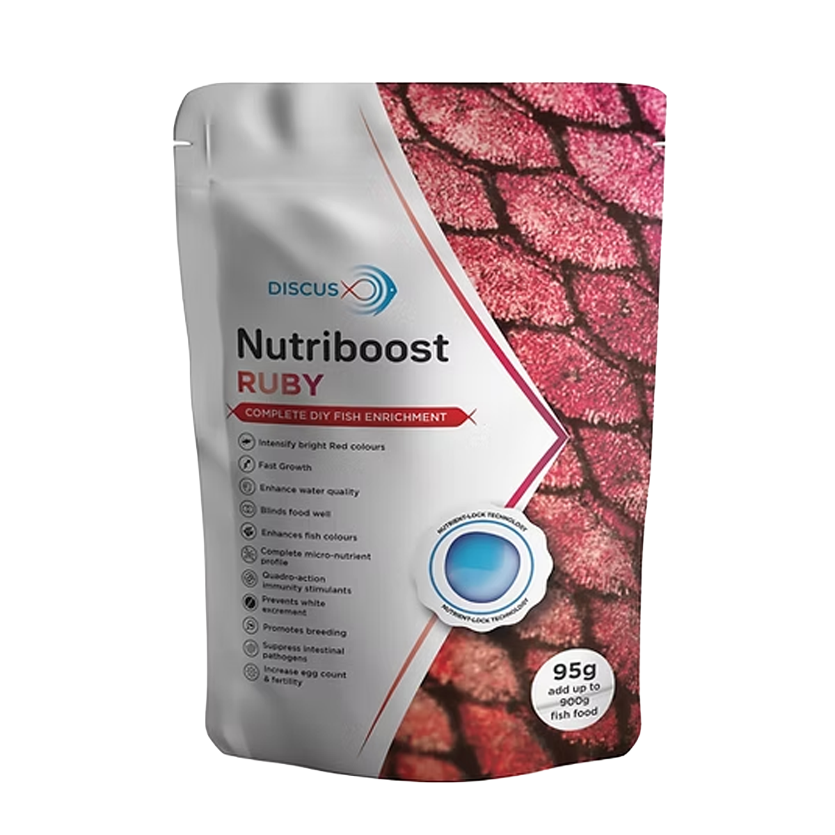 95 g Ruby DIY fish enrichment mix for aquarium nutriboost
