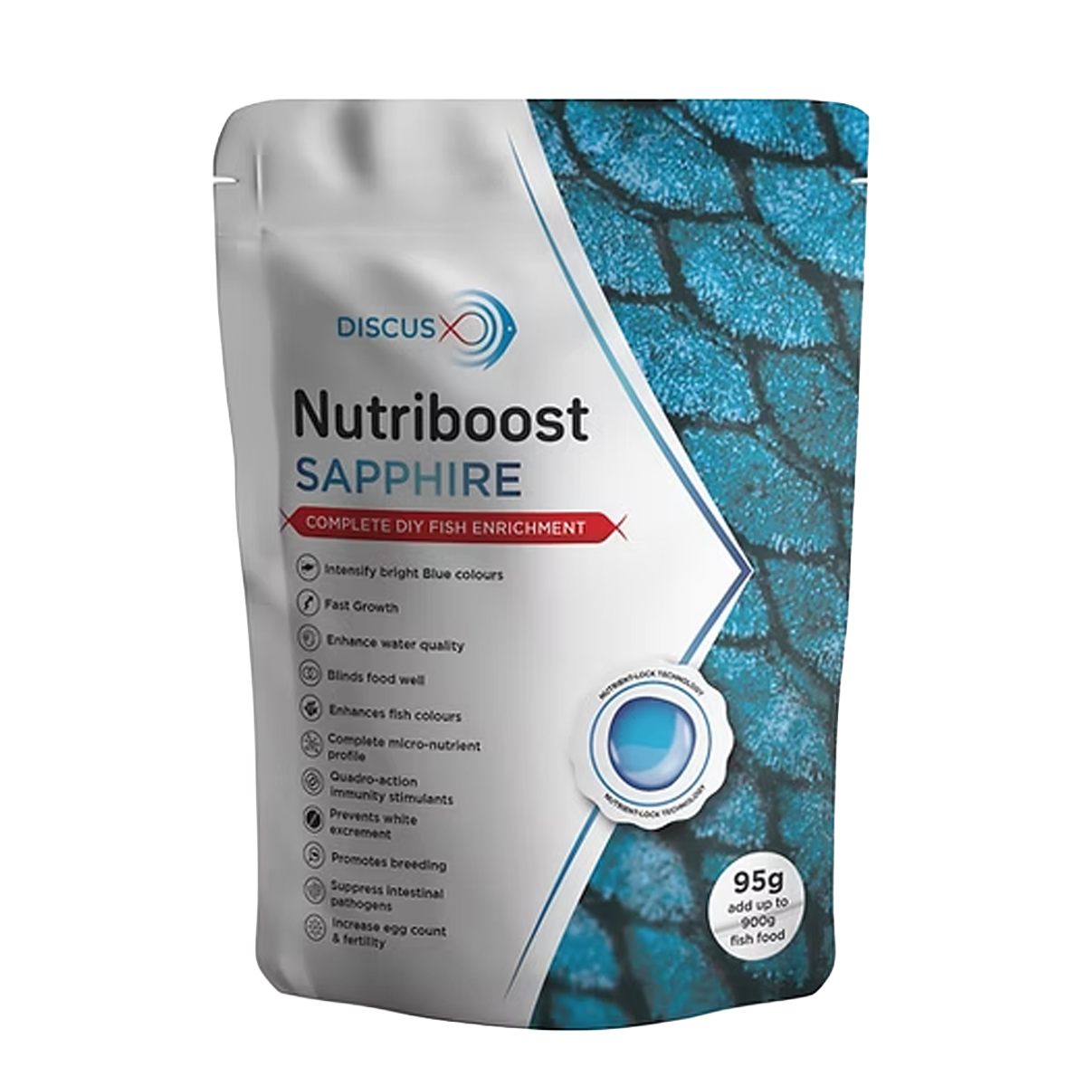 95 g Sapphire DIY fish enrichment mix for aquarium nutriboost